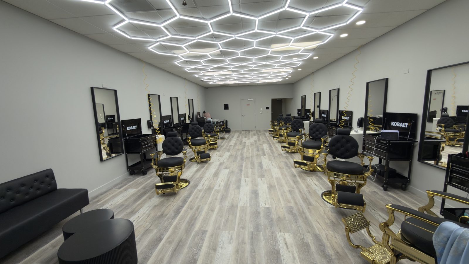 Inside GLY Barbershop